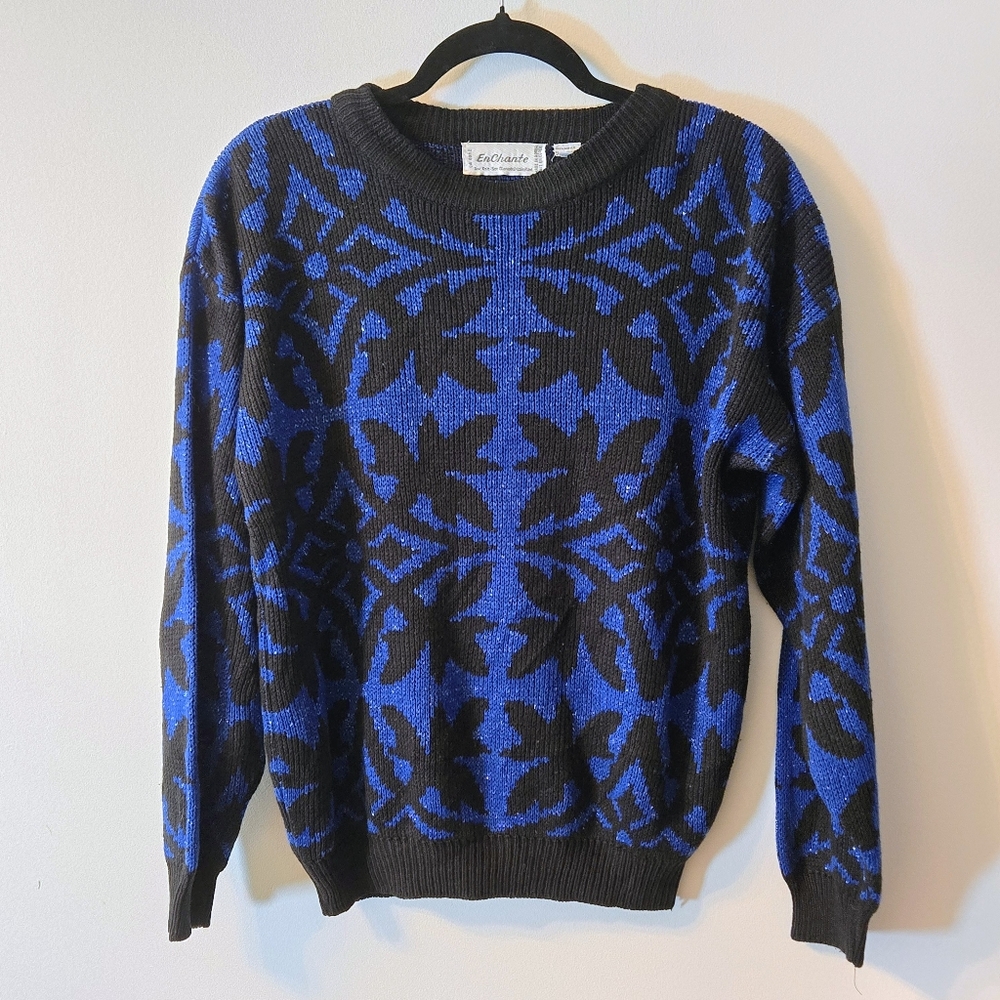 Vintage Enchante Glitter Knit Sweater ✨